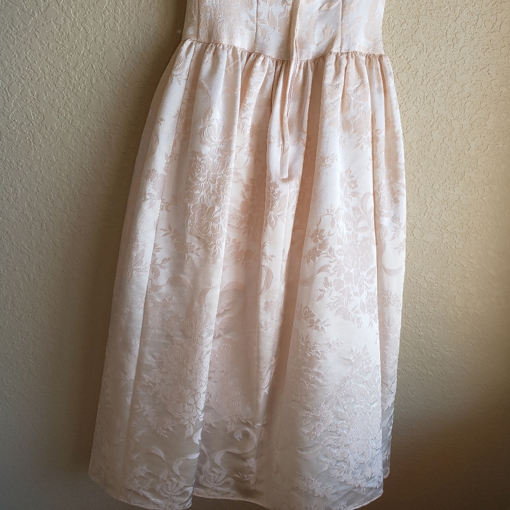 Jessica McClintock GunneSax Vintage Semi-formal Dress Brocade Size 3/4 - Picture 9 of 16
